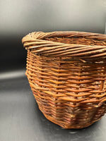 (A) Thick Wicker Plant Basket