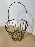 Metal Vintage Gathering Basket