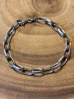 Sterling Oval Linked Bracelet