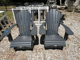 Leisure Line Adirondack Chairs, Set of 2, Set B