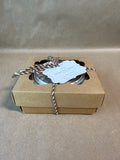 Mudpie Antique Silver Coasters - Set Of 4 - Appears Unused - 2 Available - PRICED INDIVIDUALLY