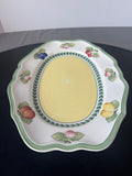 14” Oval Serving Platter in Villeroy & Boch French Garden