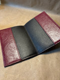 Burgundy Tumi Passport Holder