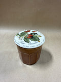 Stoneware Fraise Strawberry Preserves Jar (A)