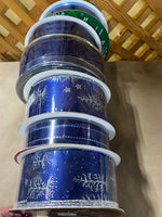 B- Blue Tone Ribbon Lot, 6 rolls