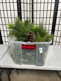 Bin of Assorted Faux Garlands/Greenery (A)