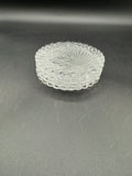Set Of 5 Clear Acrylic Vintage Coasters // 2 Sets Available // PRICED INDIVIDUALLY