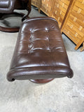 Ekornes Stressless Brown Chair with Ottoman (A) ***Read Description***