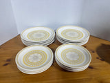 Franciscan Earthenware Hacienda Gold Dish Set, 60 pc