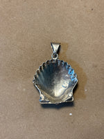 Silver Scallop Pendant (unmarked)