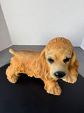 Cocker Spaniel Vintage Resin Dog Statue