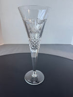 (G) Signed Waterford Crystal Millennium Peace Champagne Flute