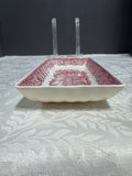 (J) Mason’s England Vista Pink China Rectangular Relish Dish