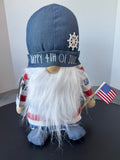 Rae Dunn Happy 4th of July Plush Gnome