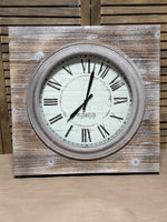 Distressed Wood Clock