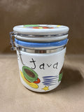 Planet Java Coffee Canister