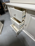 Particle Board Desk with Hutch***HEAVY ITEM***READ DETAILS ON PICK UP POLICY***