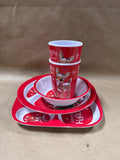 Rudolph Melamine Dish Set - 5 Pieces