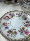 46-Piece Czechoslovakia CZE107 Floral China Set
