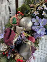 Bohemian Overloaded Vintage Style Faux Fir Wreath