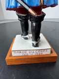 Maison du Roi Van Gerdinge Sitzendorf Porcelain French Soldier with Wooden Base & Box