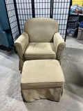 Swivel Chair with Ottoman by Dorel Asia Inc. ***Read Description***