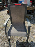 Patio Dining Set - Glass Top Rectangular Table + Four Matching Chairs