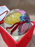 Reversed Painting Angel Glass Ornament With Box