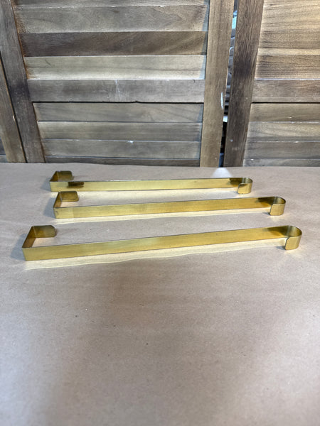 Set Of 3 Brass Wreath Holders