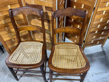 Pair of Cane Chairs