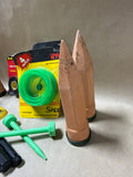 Garage Lot And Self Watering Sticks For Plants