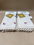 Cotton Lace Style Chicken Kitchen Towels - Appears Unused