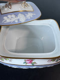 Spode England Maritime Rose Bone China Lidded Sugar Bowl (F)
