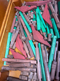 Lincoln Logs in Wooden Box