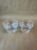 Clear Glass Candle Holders