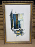 Original Contemporary Ship Painting by Sai Kyaw Htin; Signed