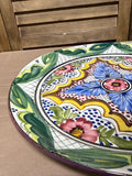 Large Floral Platter Bowl // 2 Available// PRICED INDIVIDUALLY