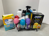 Cleaning Lot S, Most bottles at least half full