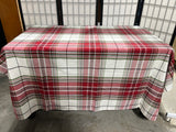 Cynthia Rowley Red Plaid Tablecloth