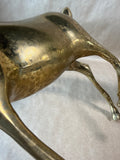 Solid Brass Vintage Doe Statues - Pair