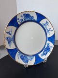Leopard Lazuli by Lynn Chase White Centered Dinner Plate (5 AVAILABLE—PRICED INDIVIDUALLY AT $45 EACH) (A)