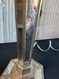 Resin & Mercury Glass Style Table Lamp (WORKS)