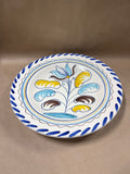 Floral Handpainted Wall Plate - Made In Spain