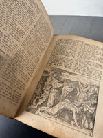 Antique 1851 Biblia Swedish Bible