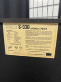 Pair of Sansui S-930 3-Way Speakers