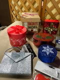 O- Christmas Gift Box Lot, 15 pc