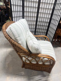 Braxton Culler Wicker Chair, Swivels/Rocks, With Cushions