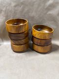 Wooden Salad Bowls - Set Of 7