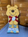B- Winnie the Pooh Bath Set: Towel and Wash Cloths