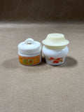 Avon Patchwork And Imperial Garden Cream Containers (B) *READ DESCRIPTION *